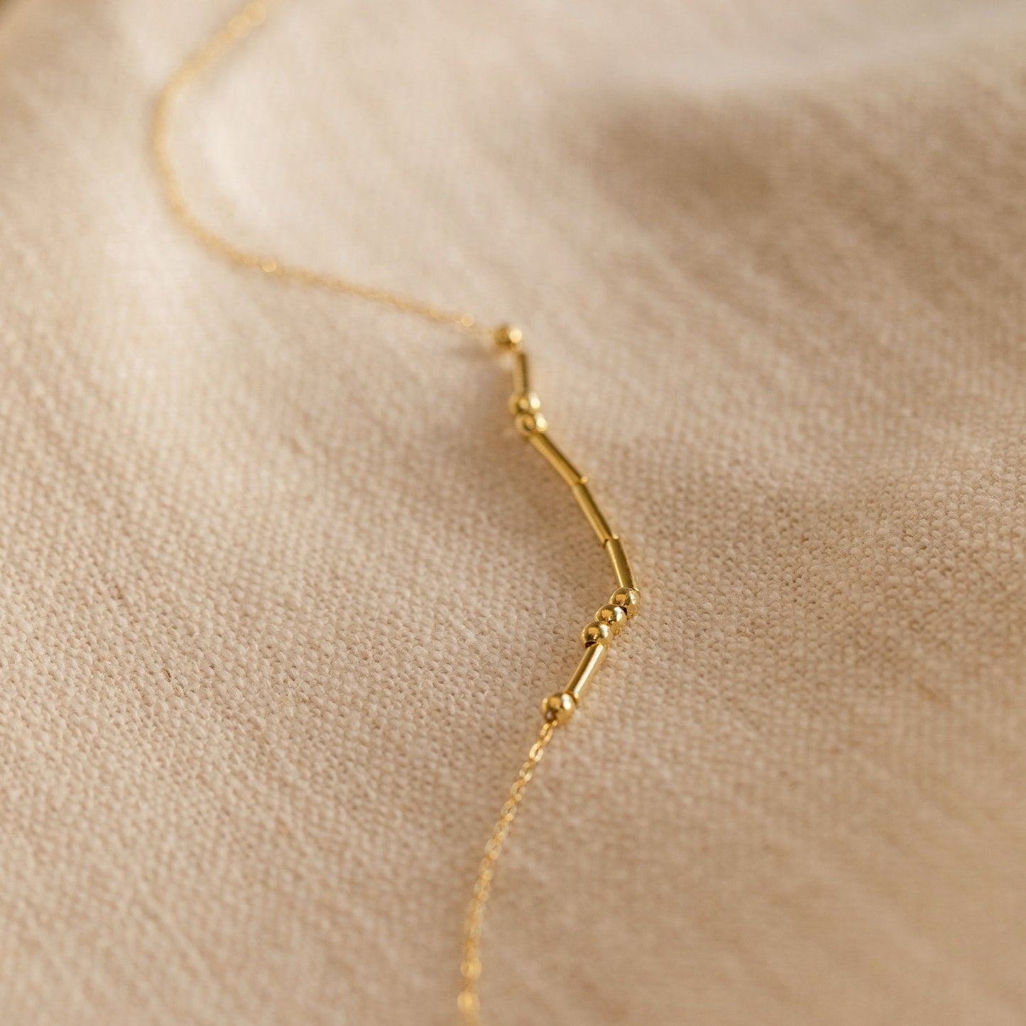 Leanie – Collier Code Morse Personnalisé