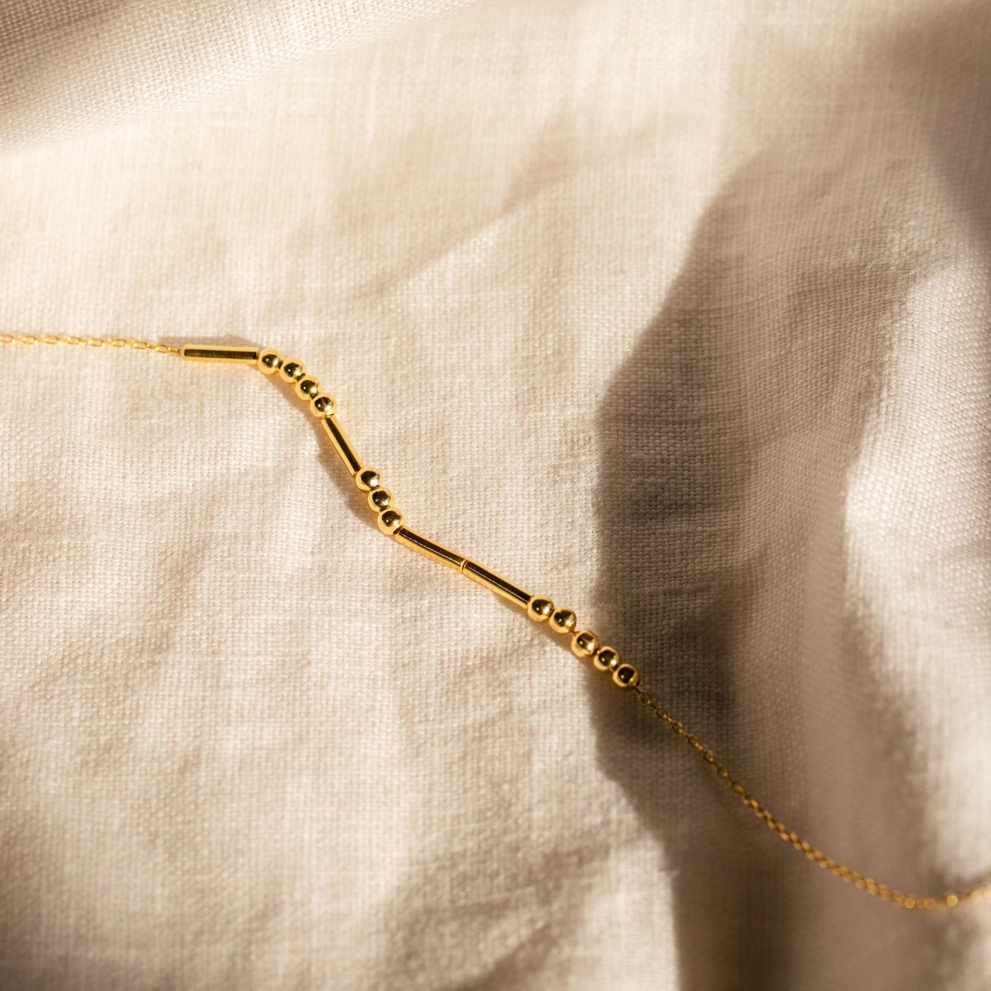 Leanie – Collier Code Morse Personnalisé