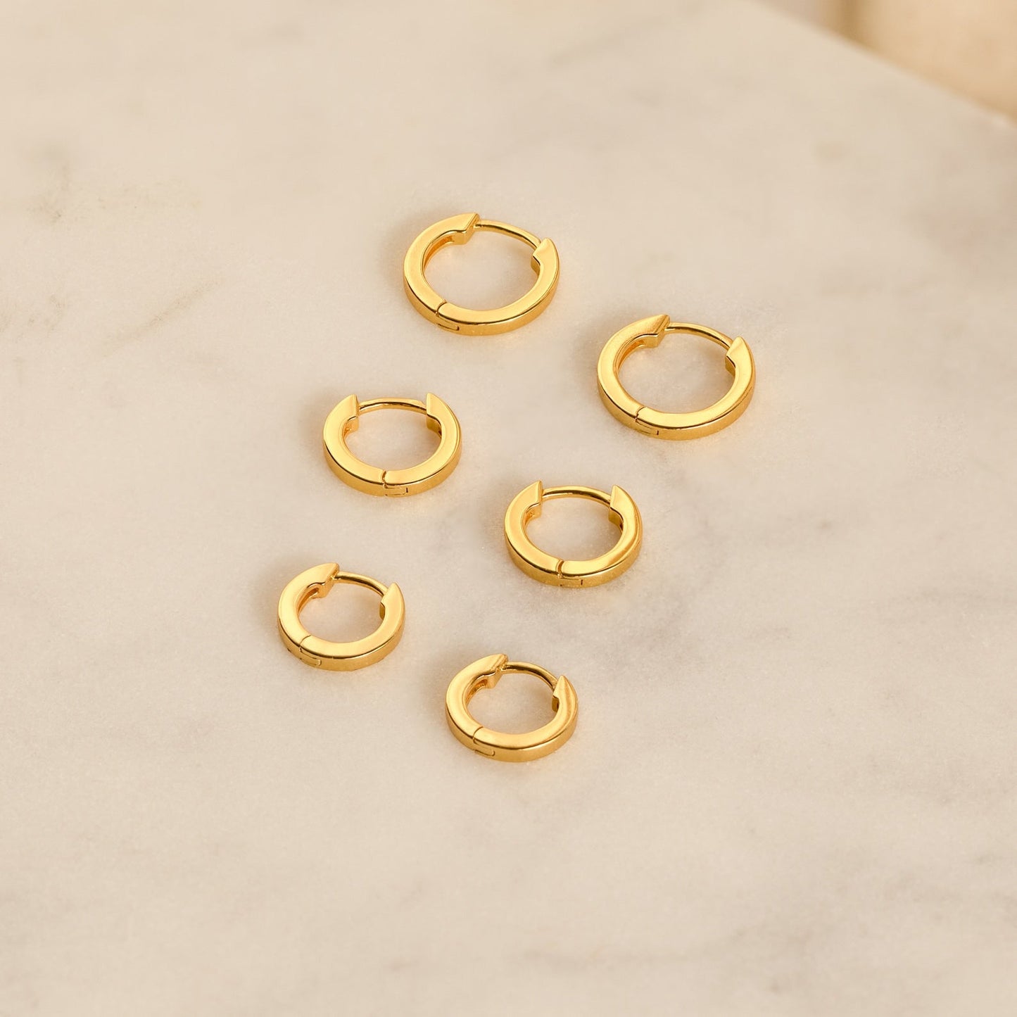 Mini créoles élégantes - Boucles d'oreilles à boucle