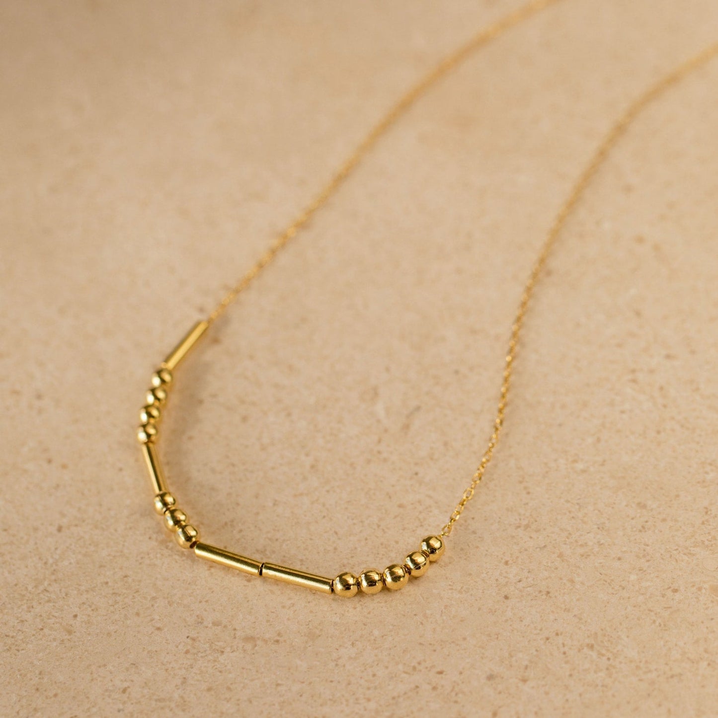 Leanie – Collier Code Morse Personnalisé