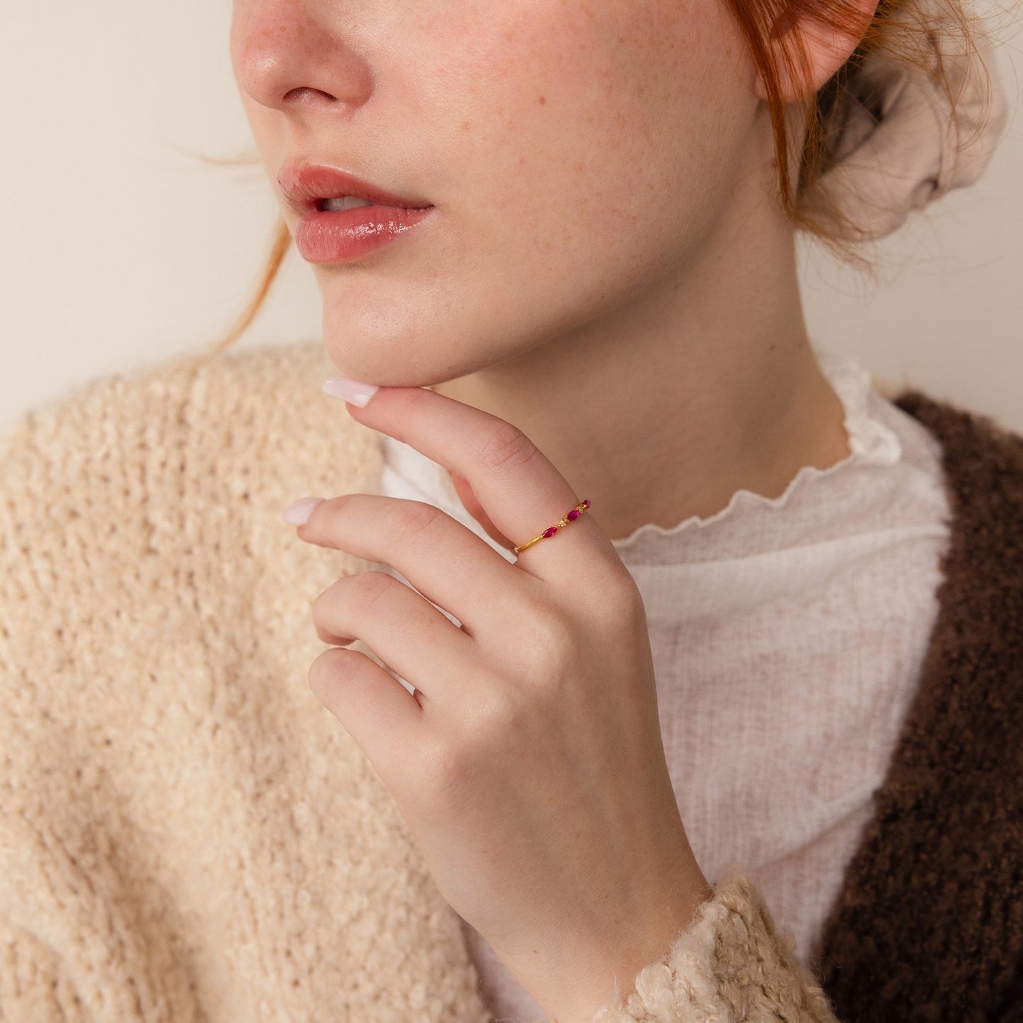Quinn – Bague Triple Marquise