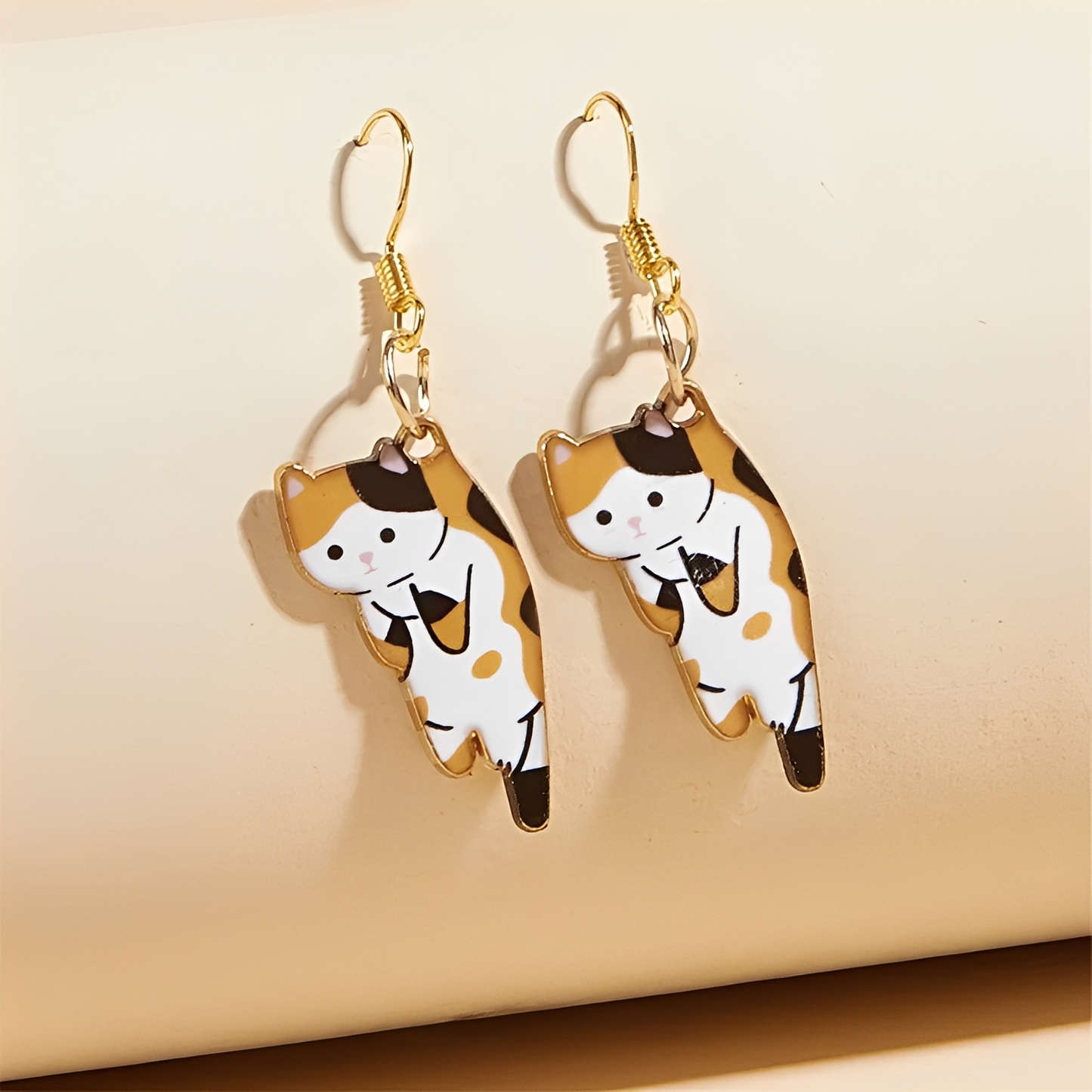 Kate – Boucles d'Oreilles Danglantes Chat