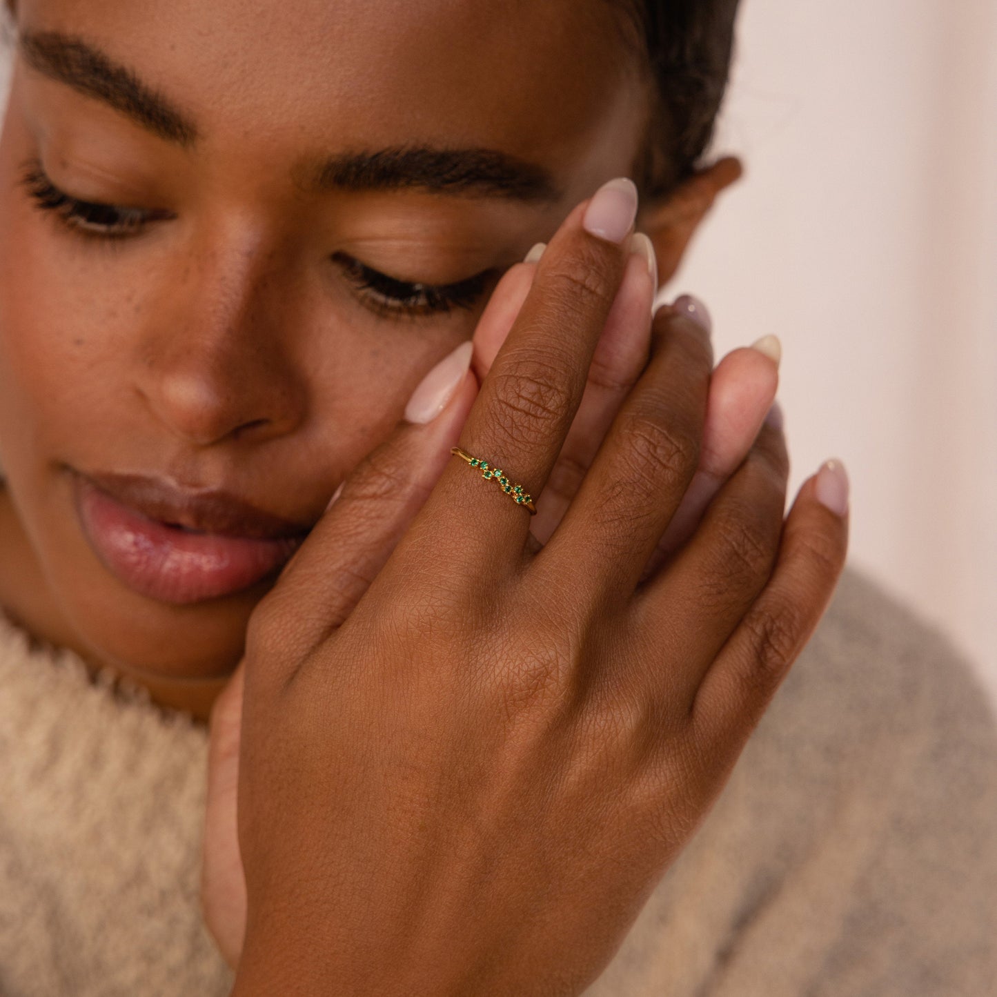 Lila – Bague Petite Cluster