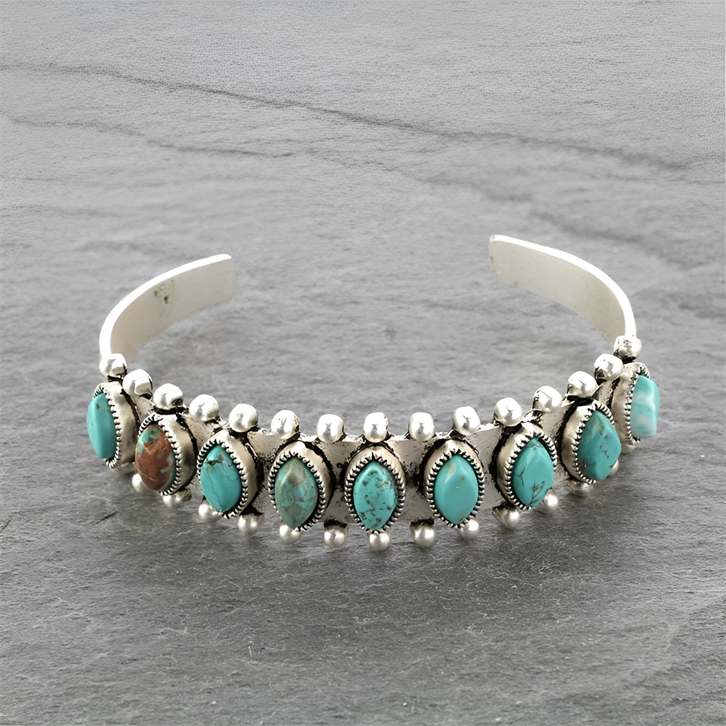 Amelie – Bracelet Vintage en Pierre de Turquoise
