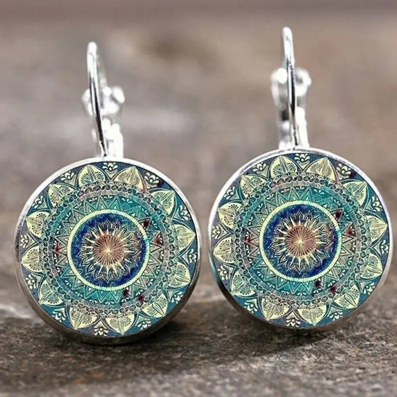 Amarée – Boucles Mandala Ronde Vintage