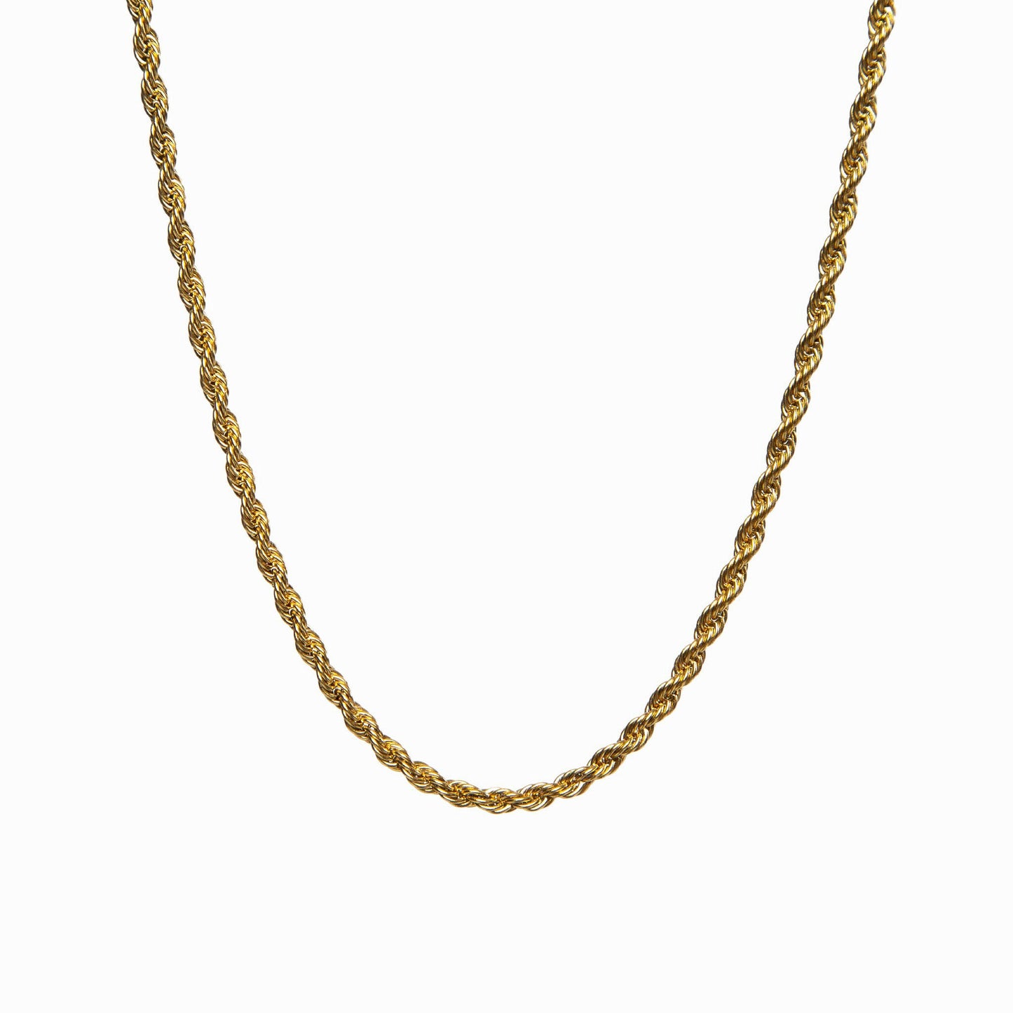 Sofia – Collier Chaîne Corde Doré