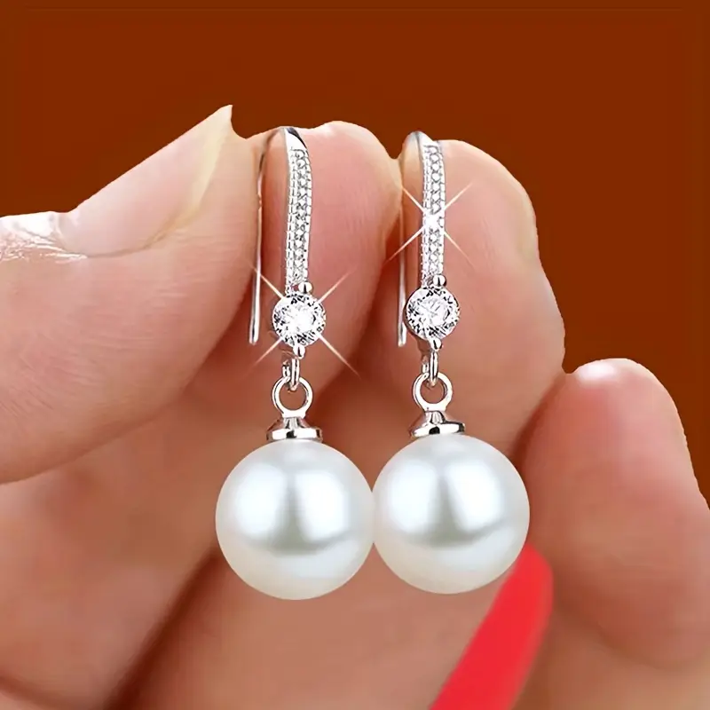 Aileen – Boucles Perles Goutte Dorées