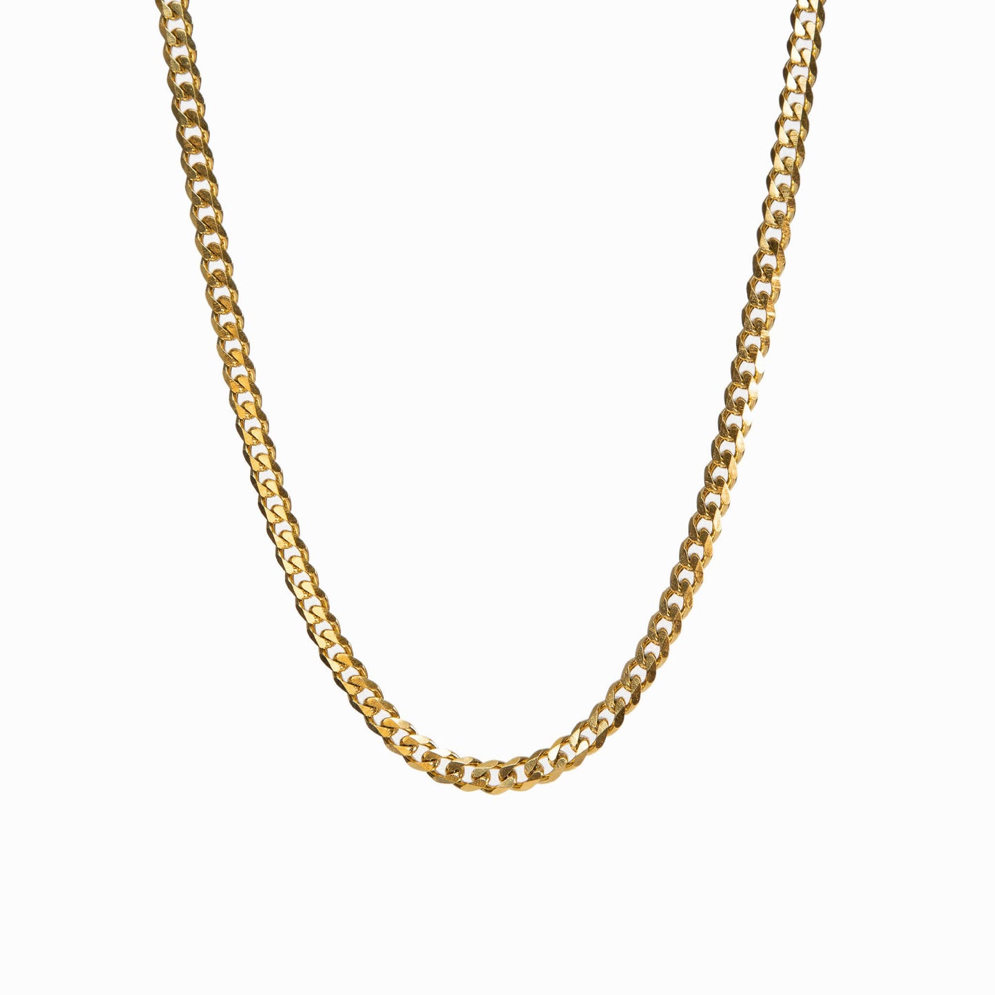 Lea – Collier Chaîne Cuban Dorée