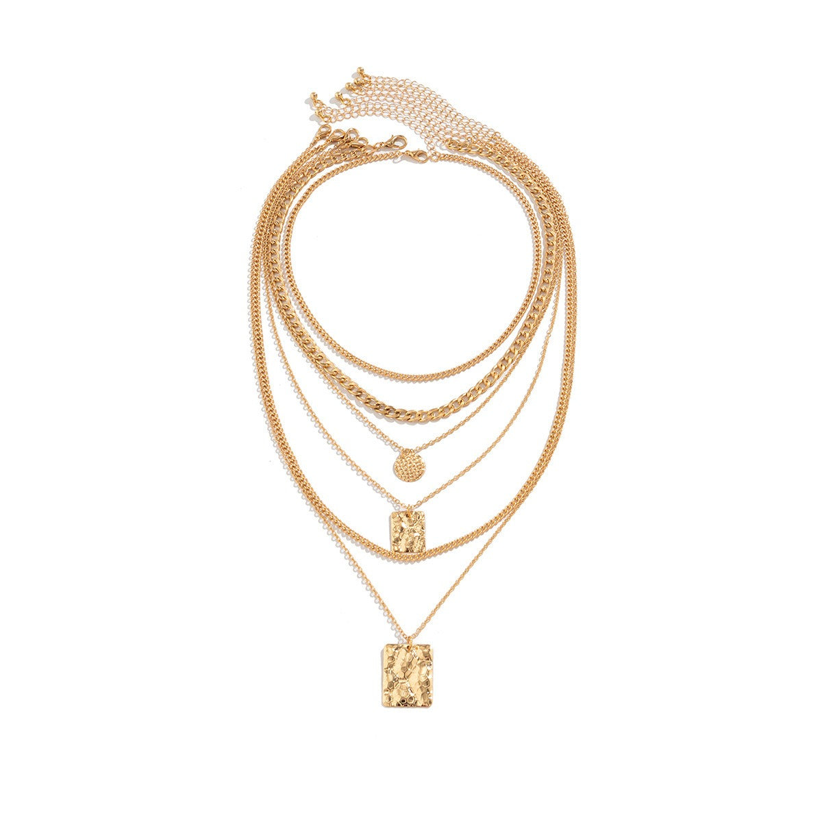 Jaz – Collier Doré à Multiples Rangs Superposés