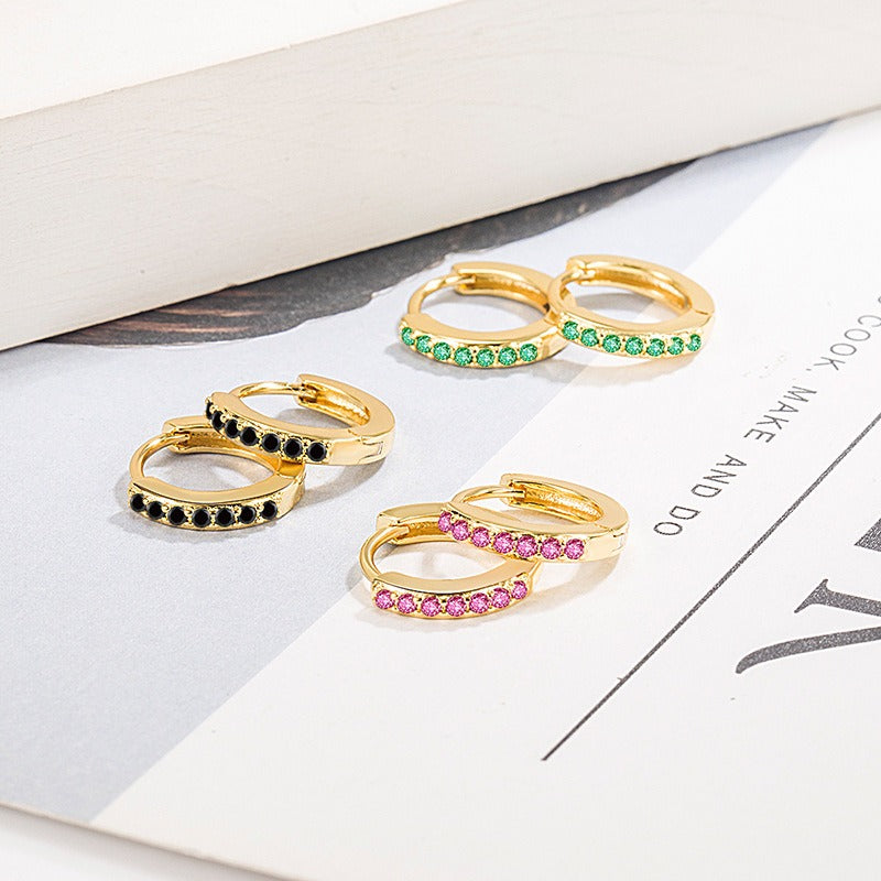 Selena – Boucles Pendantes Dorées Inspiration Marine