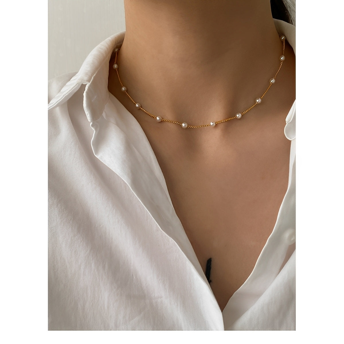 Noelia – Collier Élégant avec Petite Perle