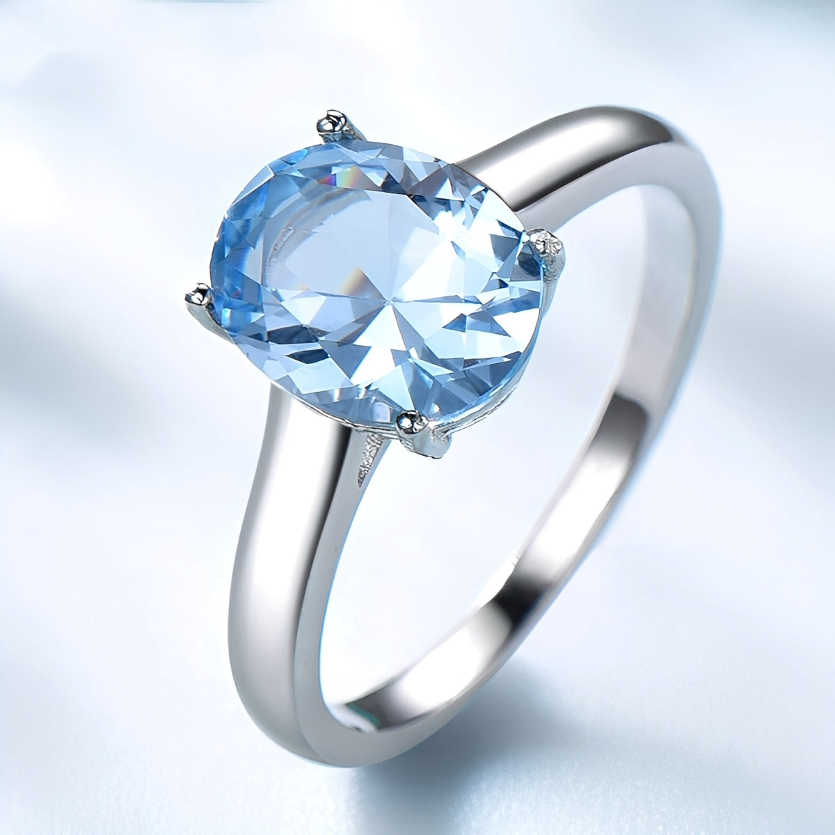 Irene – Bague en Tanzanite & Argent