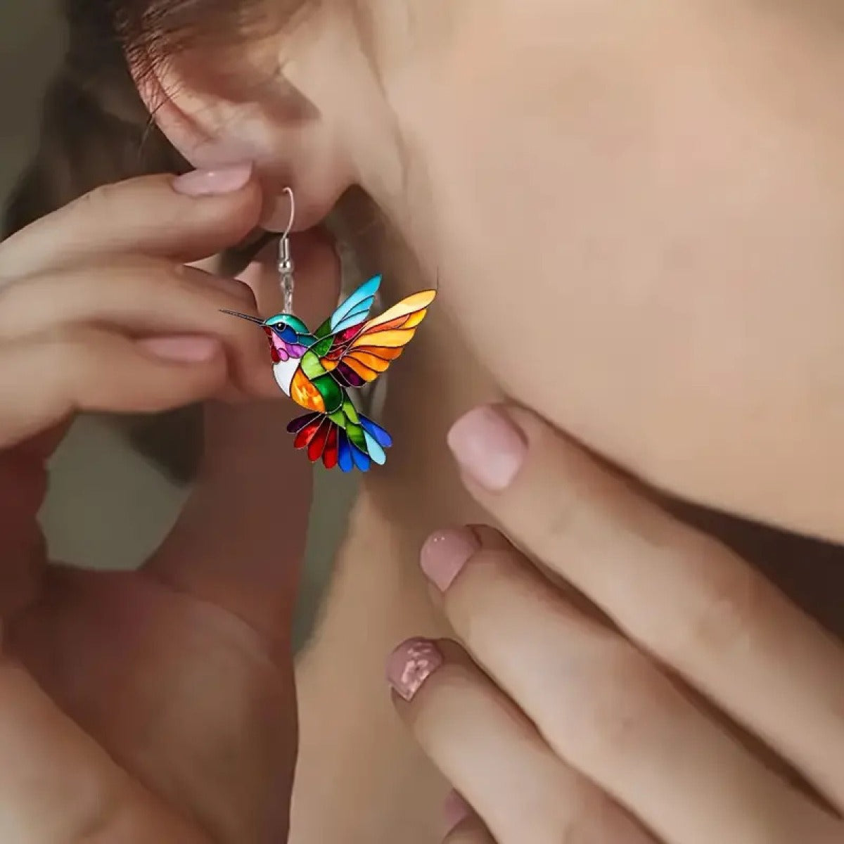 Lyz – Boucles d’Oreilles Colibri