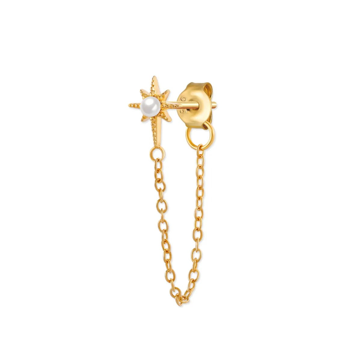 Ava – Boucle d'Oreille Frange Unique Élégante