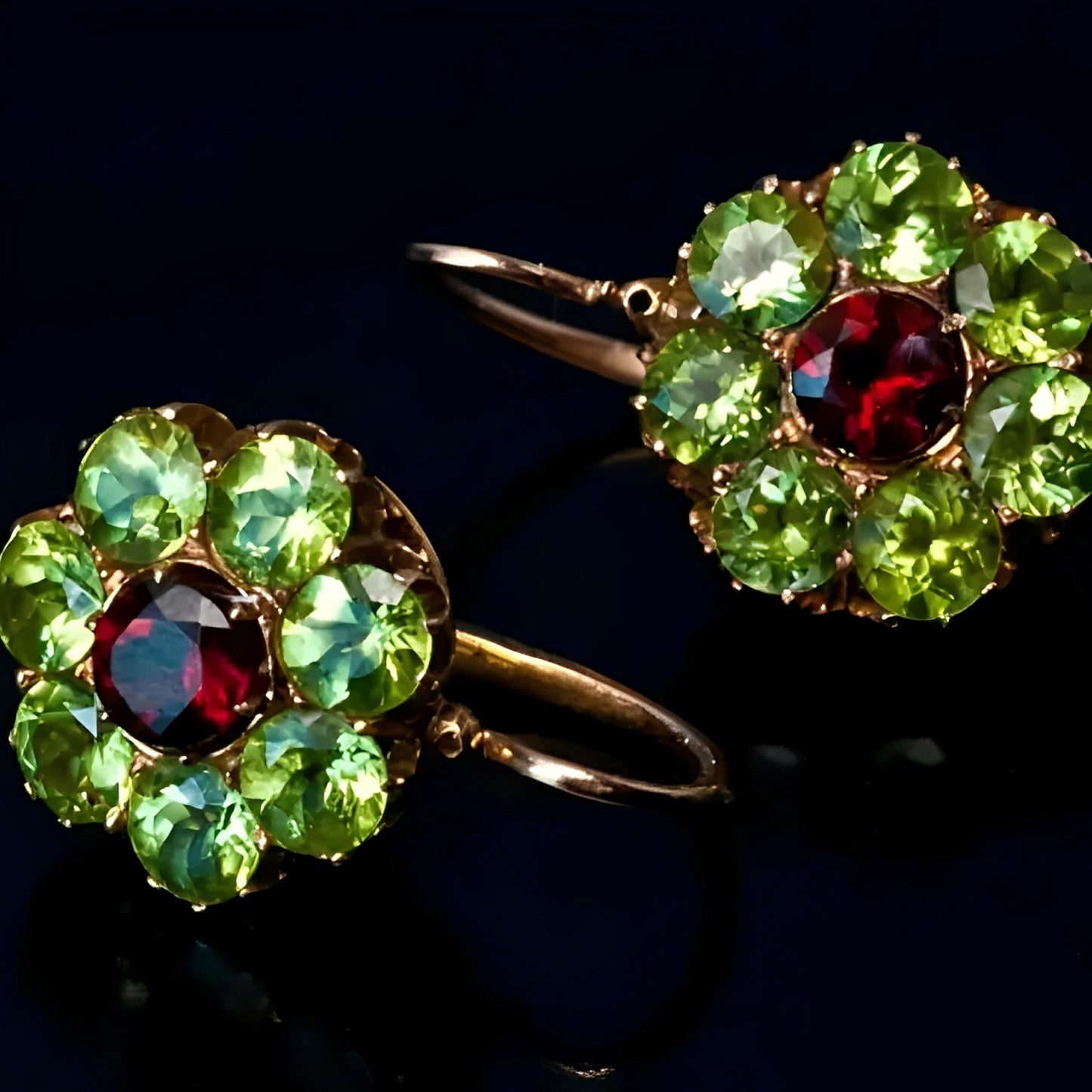 Clara – Boucles d’Oreilles Vintage Rondes