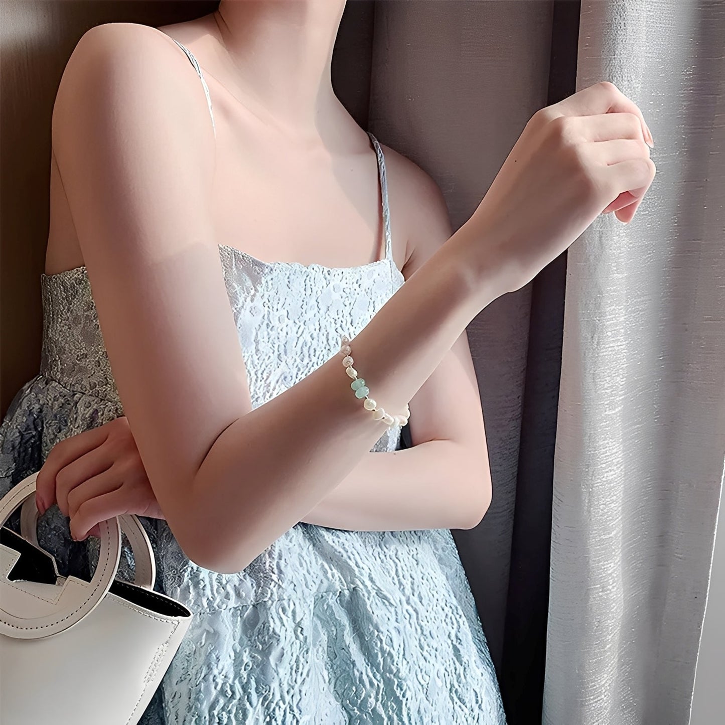 Nerea – Bracelet d'Aventures avec Perles de la Mer