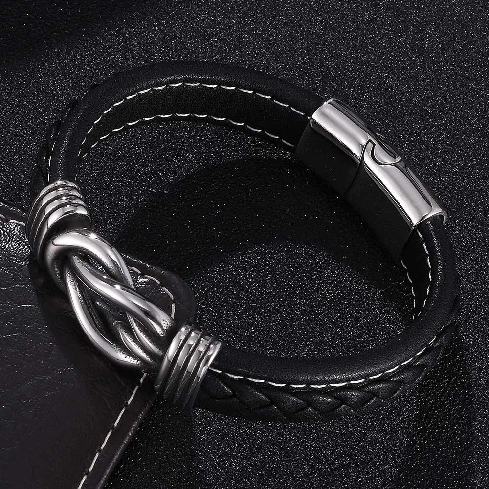 Kaito – Bracelet Punk en Acier Titane
