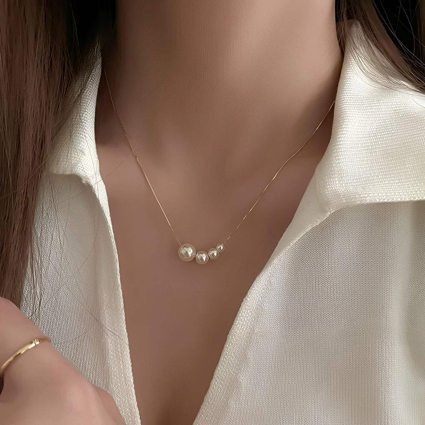 Juliette – Collier Vintage de Perles d'Eau Douce