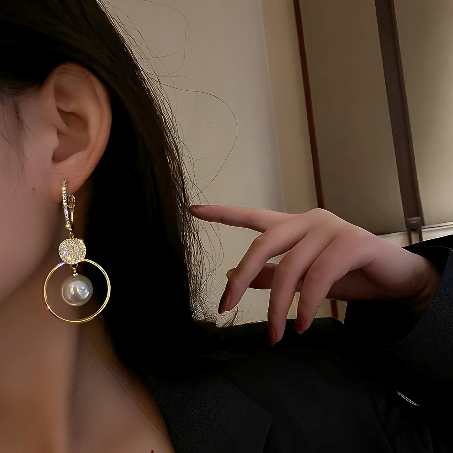 Colette – Boucles d'Oreilles avec Perles Cultivées