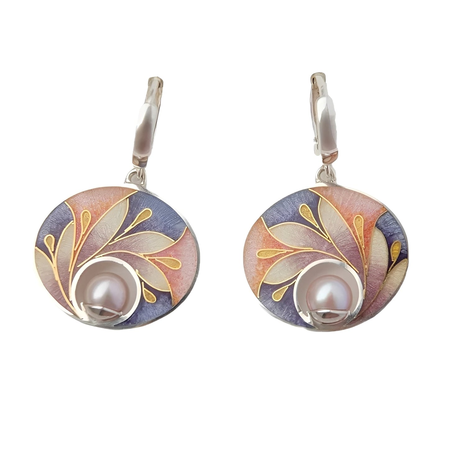 Noemi – Boucles d'Oreilles en Acrylique avec Perles