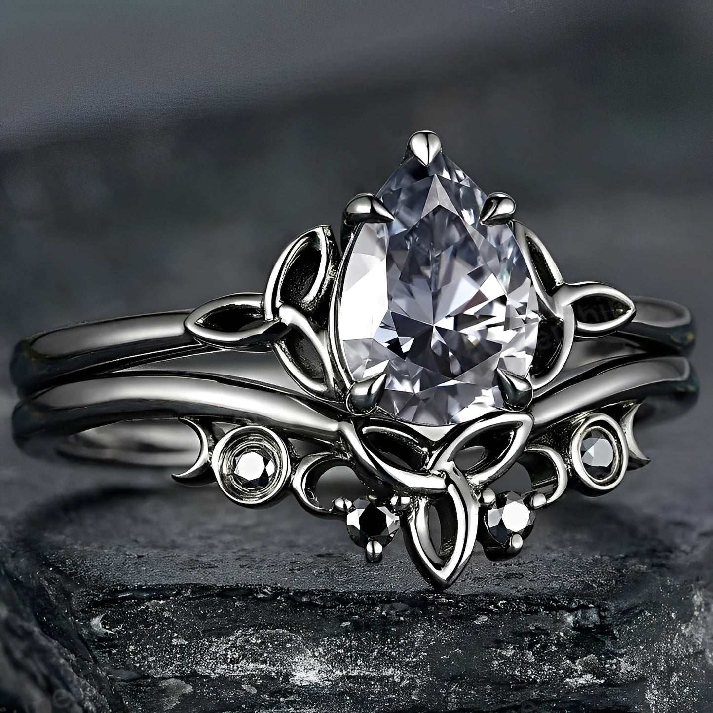 Dina – Bague Diamant Superposée