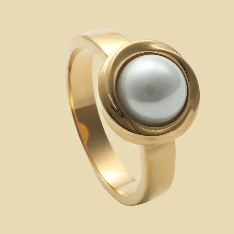 Amelina – Bague Élégante Ornée de Perles