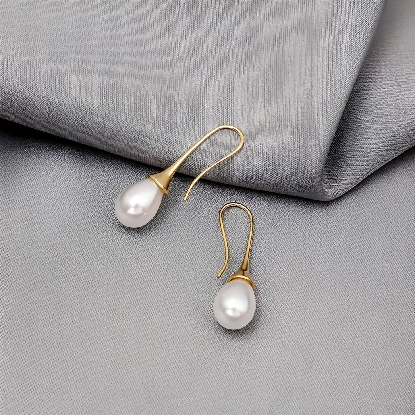 Wilgene – Boucles d'Oreilles Classiques de Perle