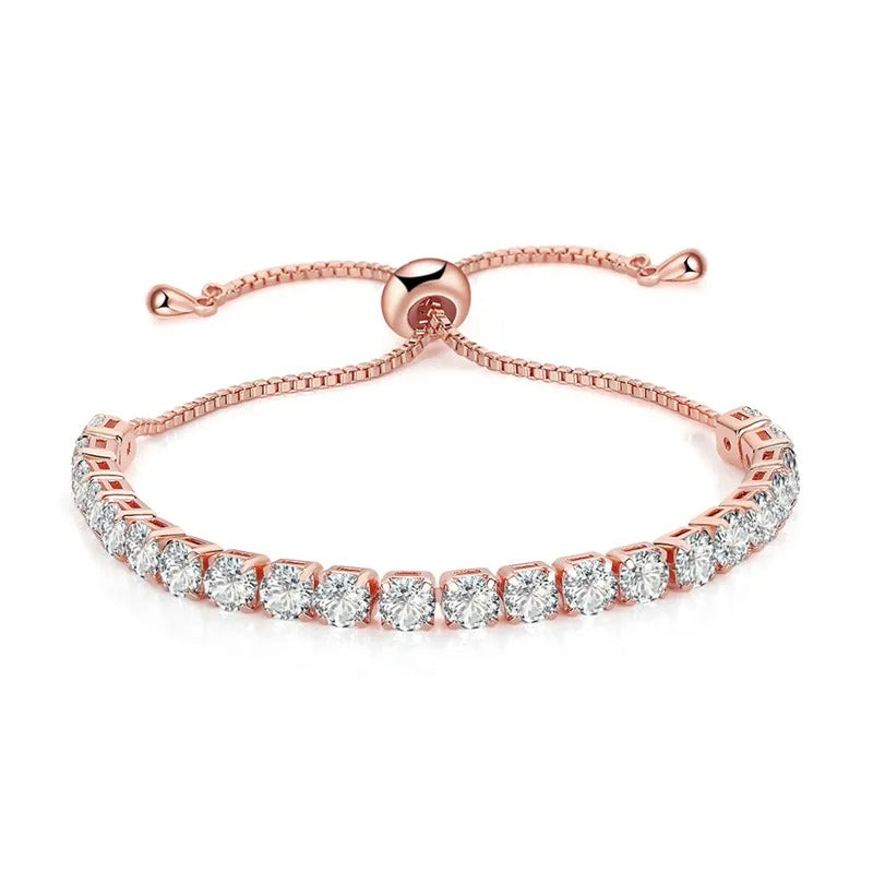 Nami – Bracelet Tennis Scintillant en Opale