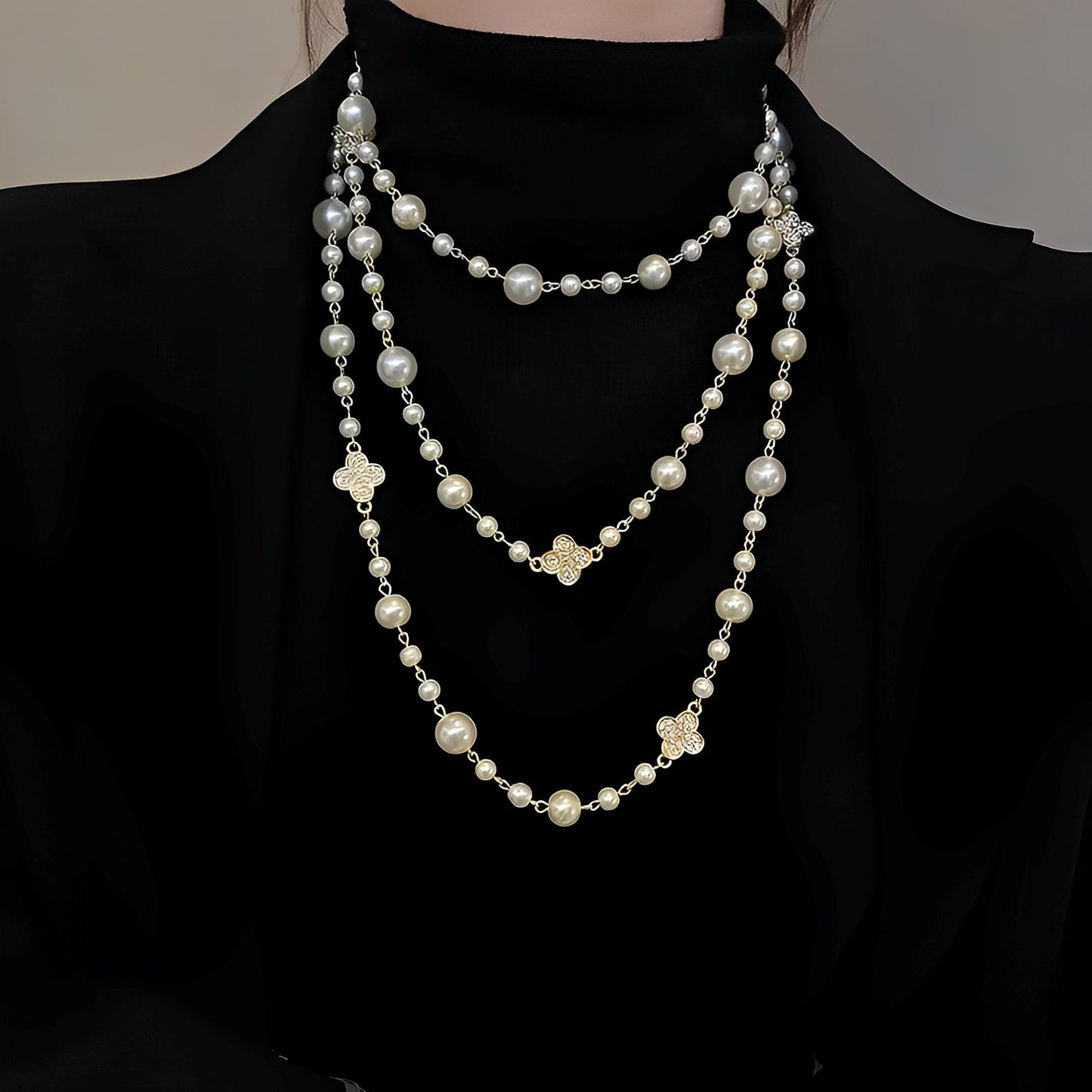 Lany – Collier Élégant avec Perle sur Chaîne Dorée