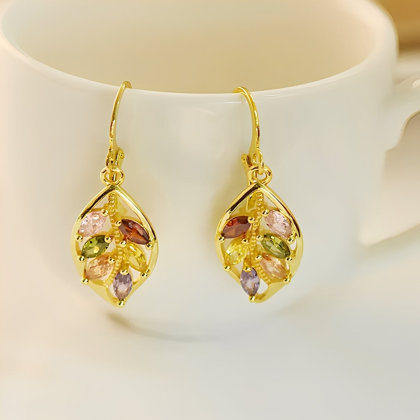 Kiarra – Boucles Vintage Or & Zircone