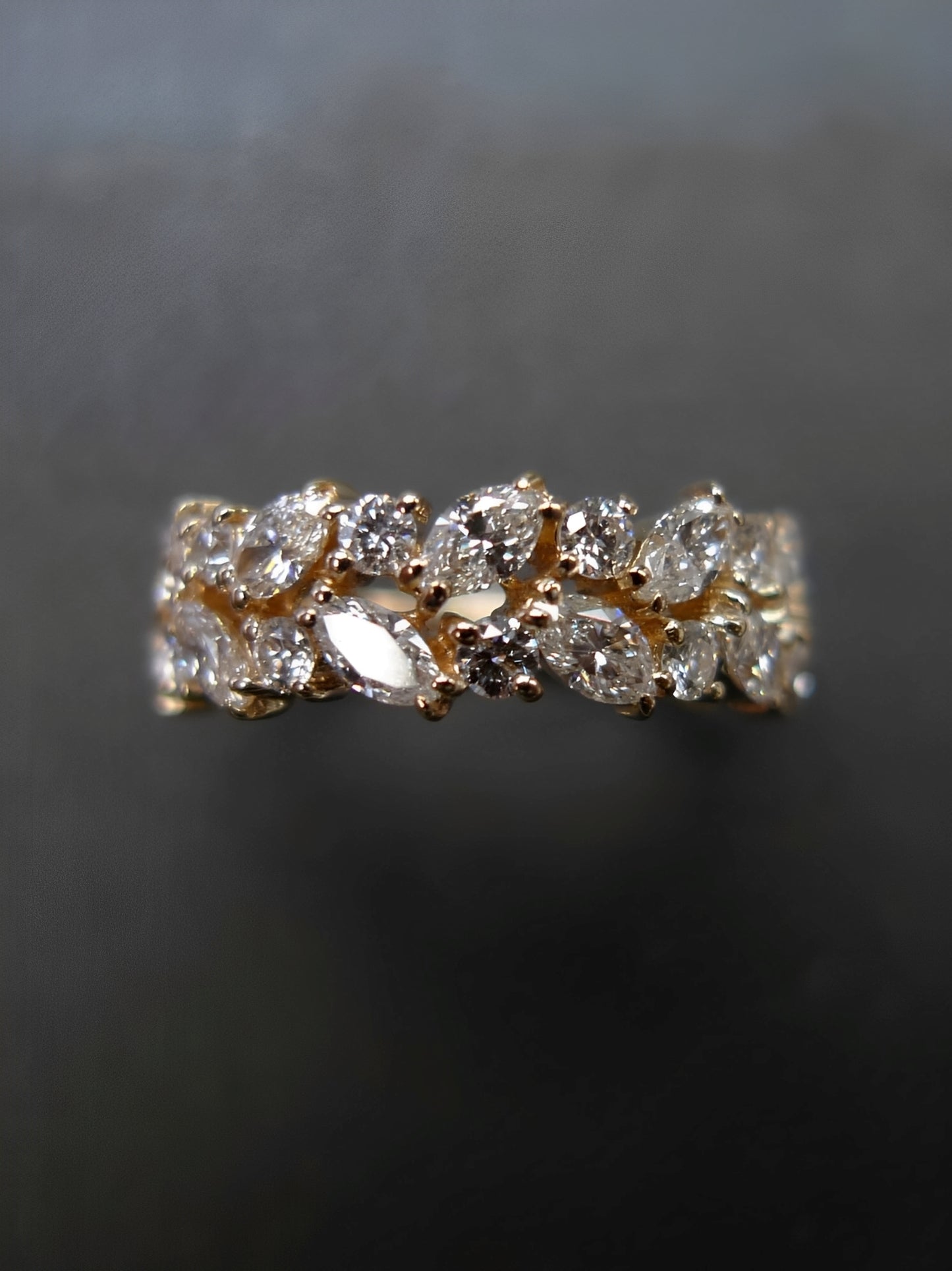 Aeliana – Bague Vintage Dorée Brillante