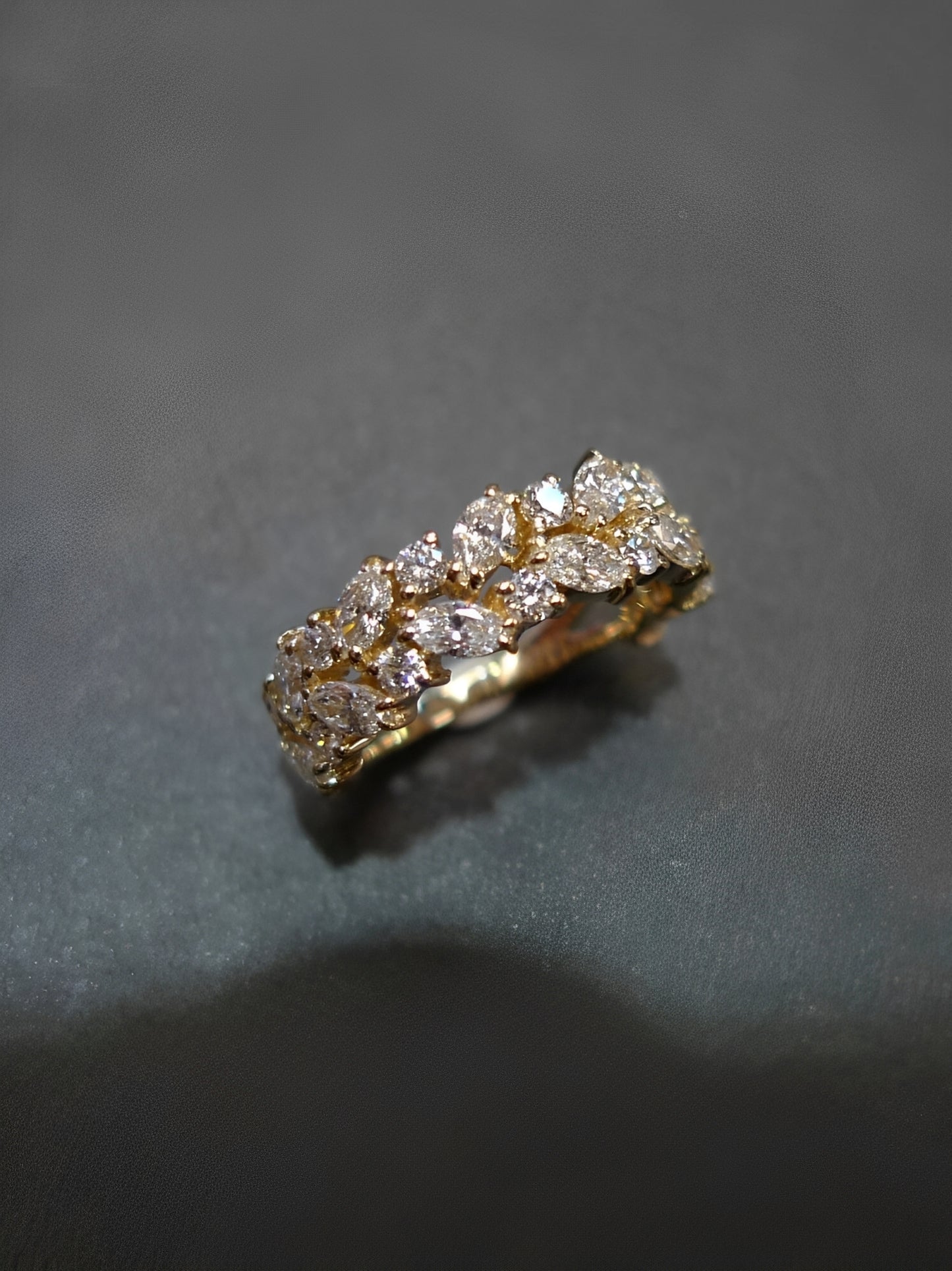 Aeliana – Bague Vintage Dorée Brillante
