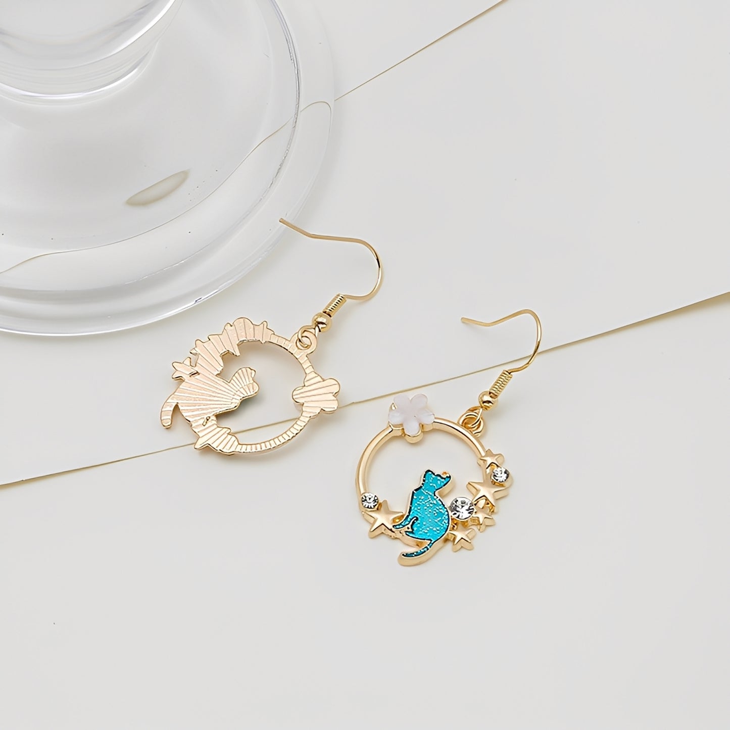 Lynna – Boucles d’Oreilles Chat Mignon