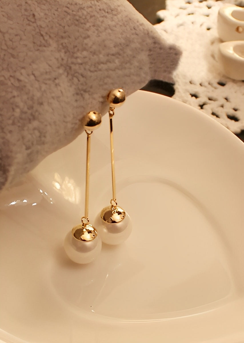 Clarisse – Boucles d’Oreilles Luxueuses à Perles Tressées à la Main