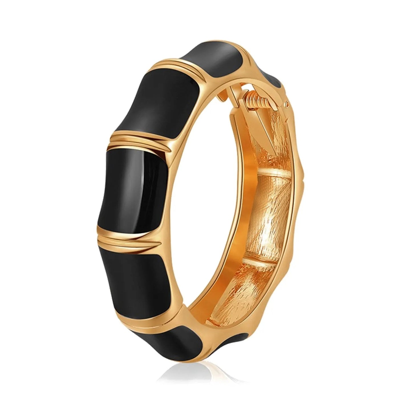 Naomi – Bracelet Bambou à Blocs de Couleurs