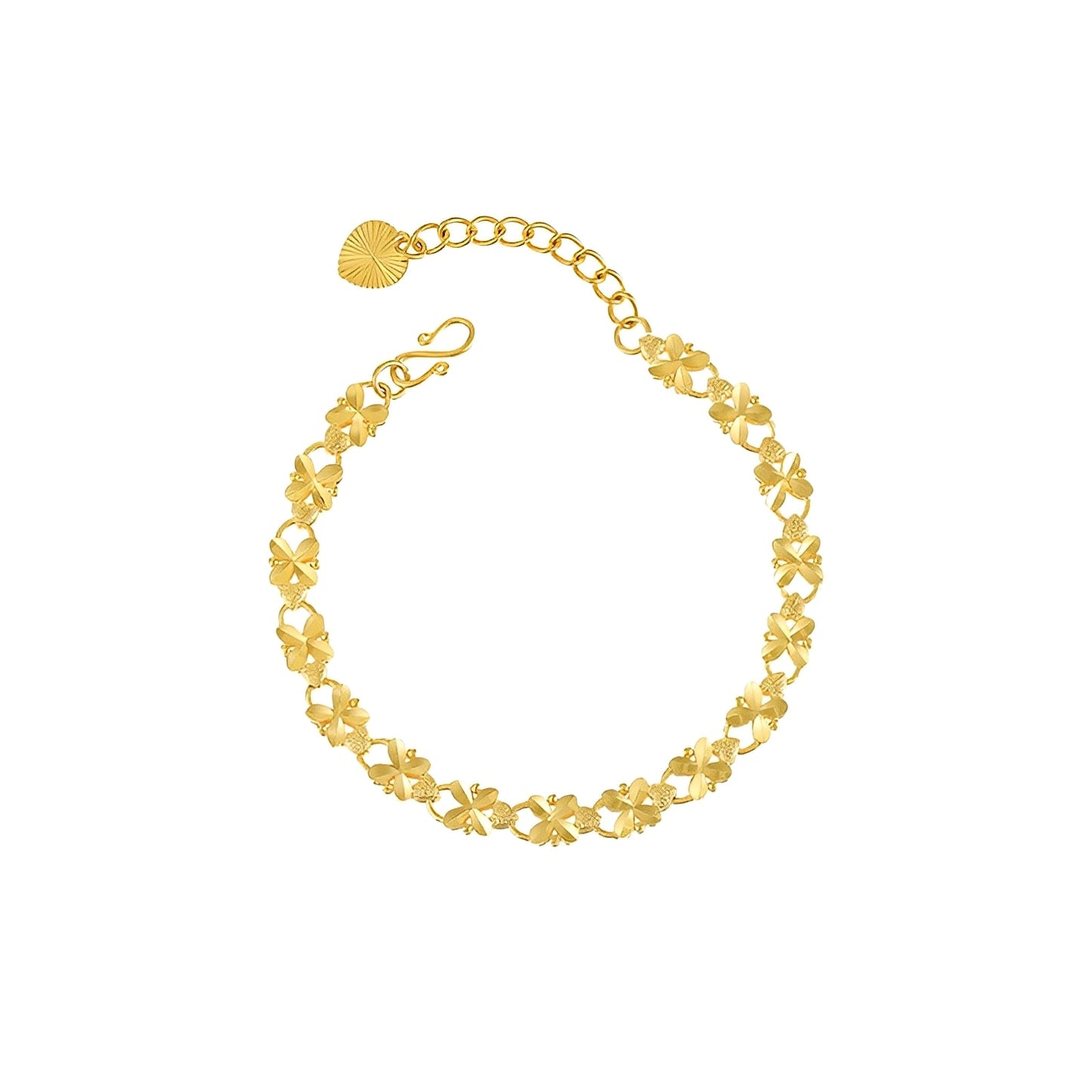 Margarita – Bracelet Vintage en Or avec Marguerites