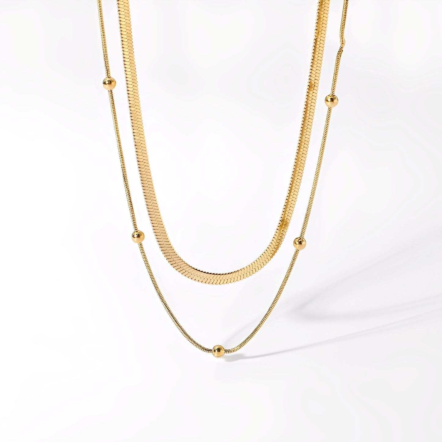 Jane – Collier Double Rang Tranquillité