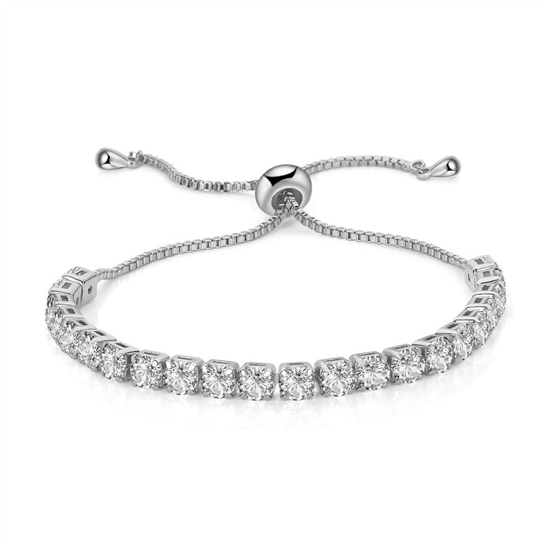 Nami – Bracelet Tennis Scintillant en Opale