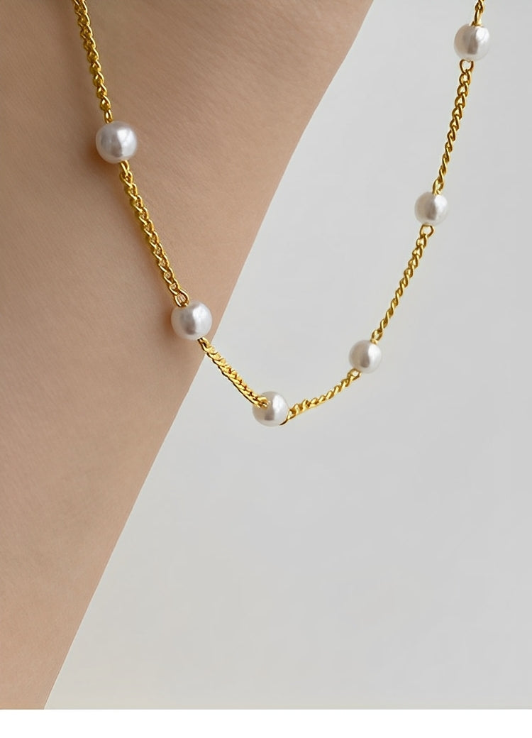 Noelia – Collier Élégant avec Petite Perle