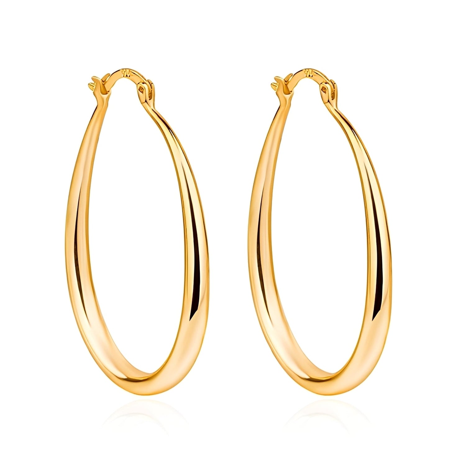 Elina – Boucles d'Oreilles Dorées Vintage