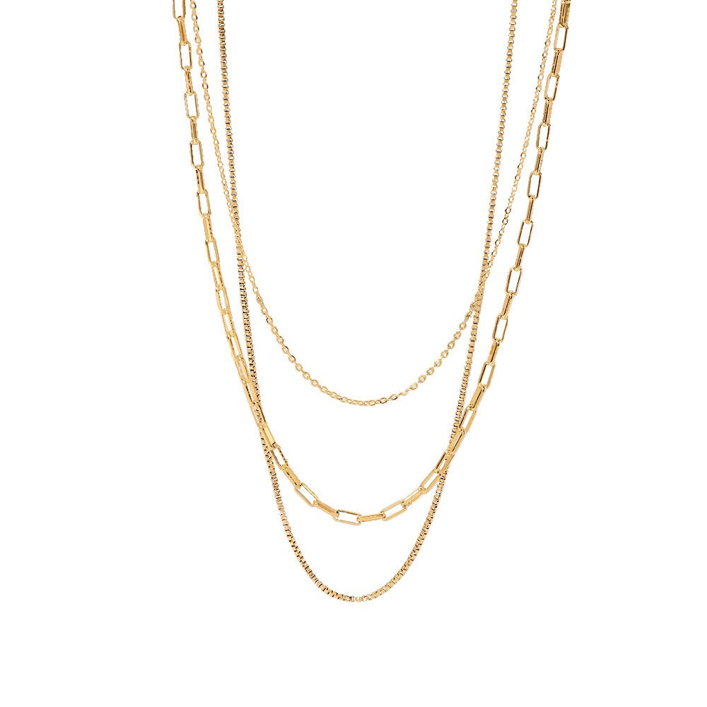 Zarah – Collier Doré à 3 Rangs