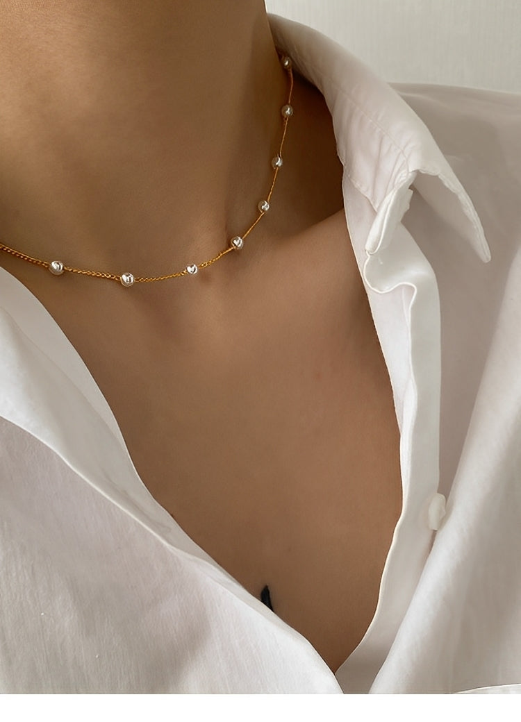 Noelia – Collier Élégant avec Petite Perle