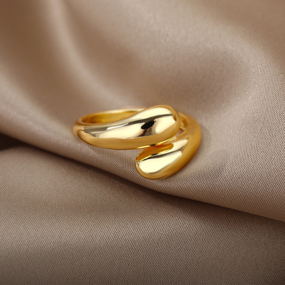 Nalia – Bague Ajustable en Or Élégant