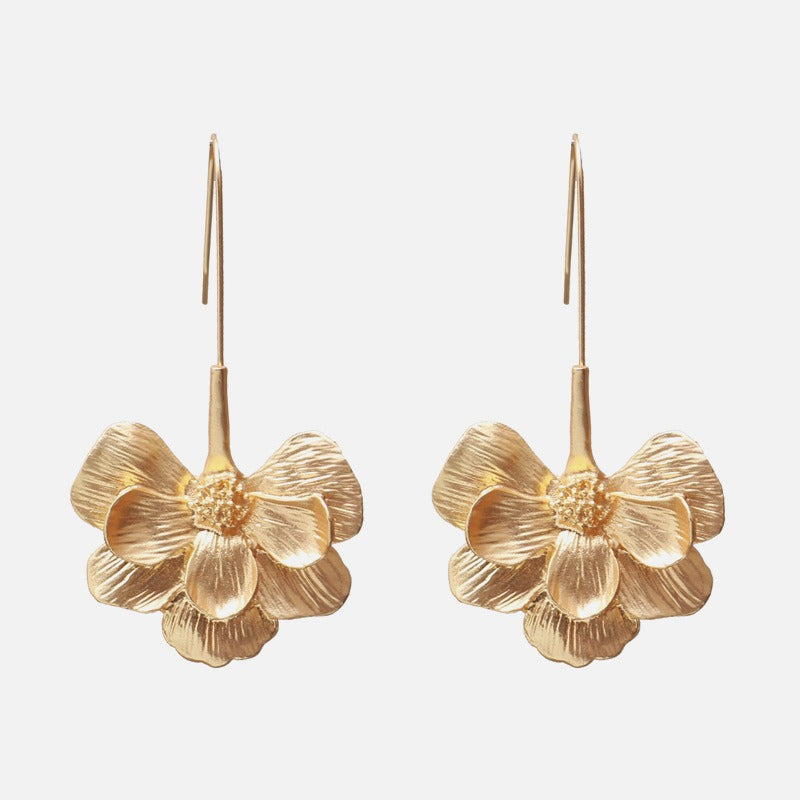 Mariz – Boucles d’Oreilles Fleur Épanouie