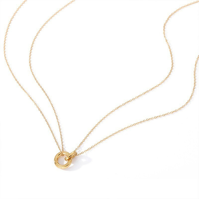 Vinn – Collier Rond Bicolore en Acier Inoxydable