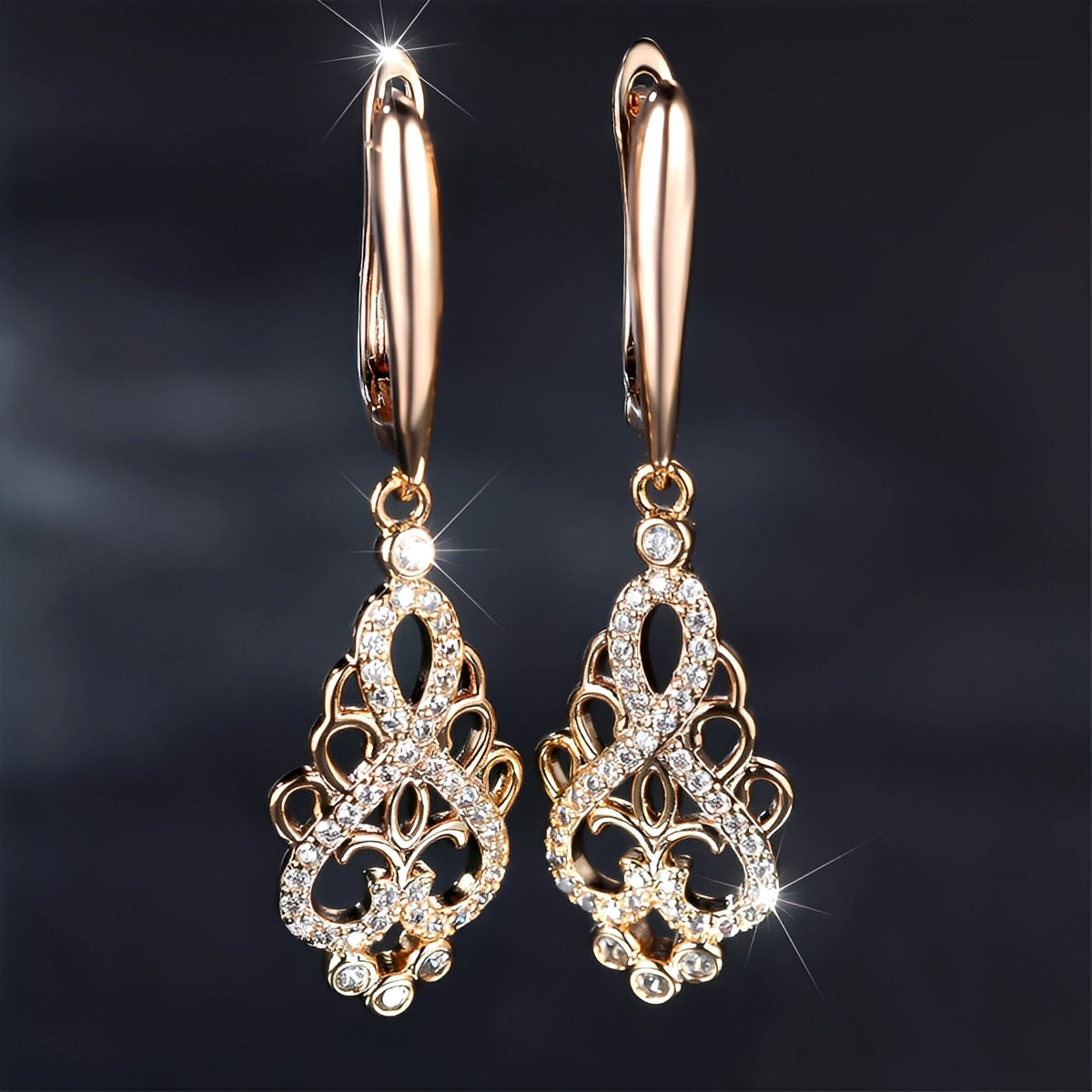 Belen – Boucles Elfe Élégantes en Or