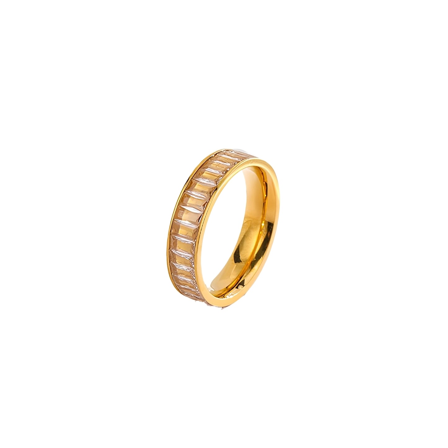 Luna – Bague Femme en Acier Titane
