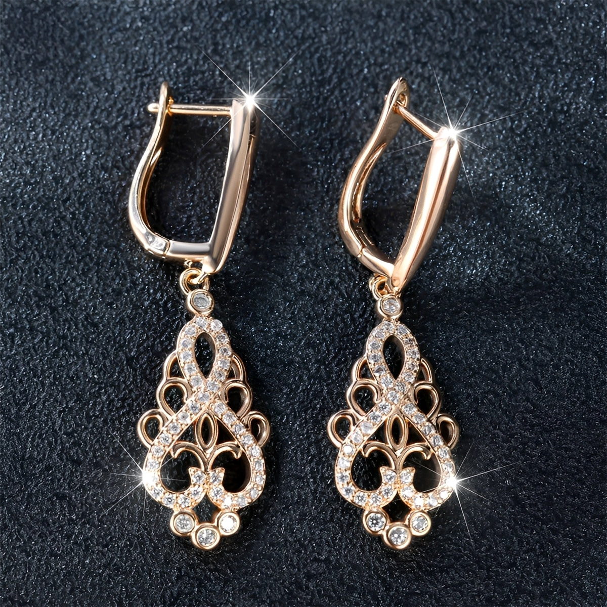 Belen – Boucles Elfe Élégantes en Or