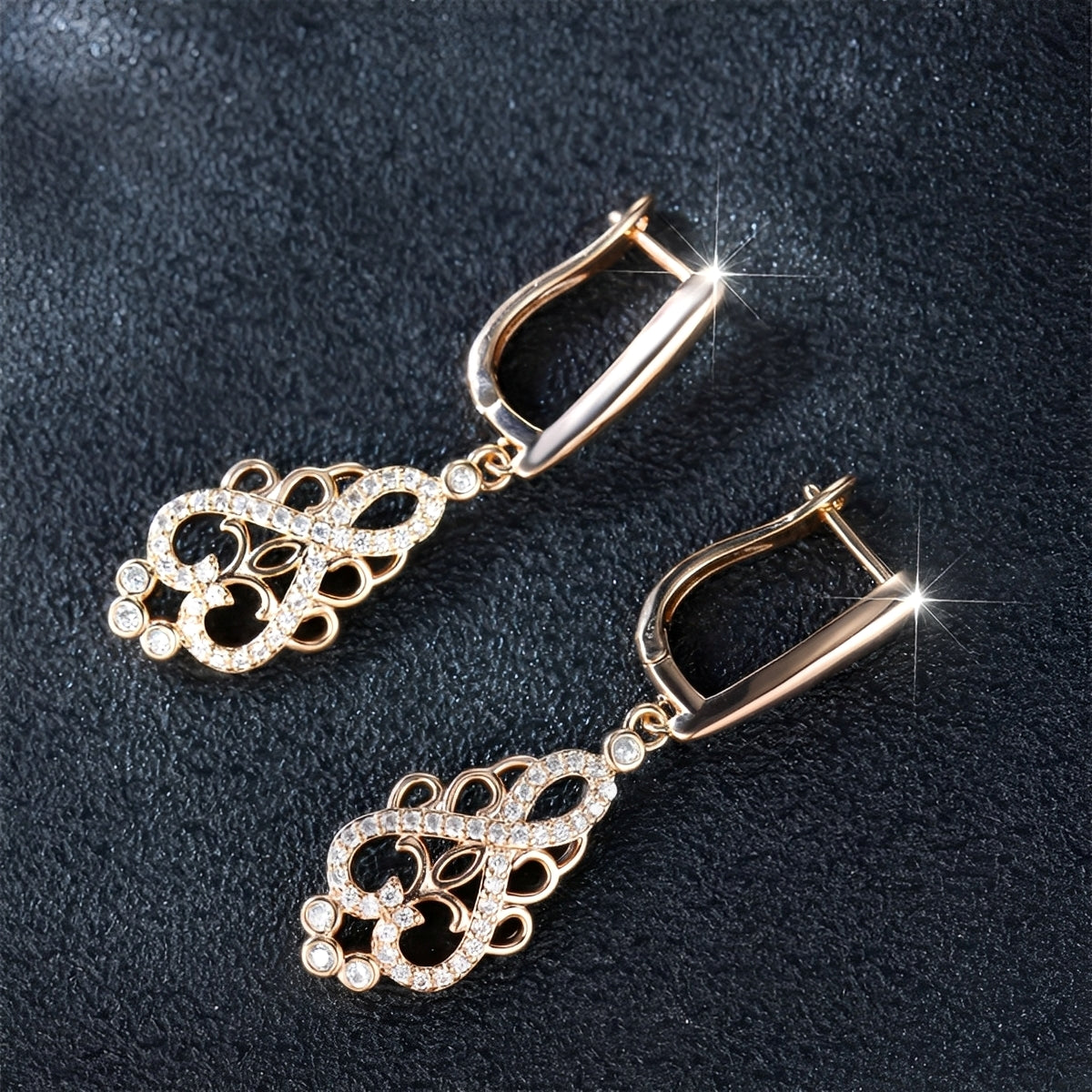 Belen – Boucles Elfe Élégantes en Or