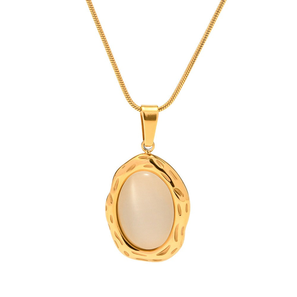 Filomina – Collier Pierre Précieuse Opale Doré